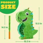 Dinosaur Pinata with Plastic Bat and Paper Blindfoldï¼15.75H X 10.5W X 3D), Cinco De Mayo Party, Dinosaur Animal Theme Parties Decorations, Indoor or Outdoor fiesta by Joyin, Inc.