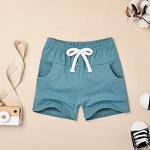 DOMOABEI 24 Month Boy Clothes Toddler Boy Summer Outfits Short Sleeve Patchwork T-Shirt Pocket Pant Boy Clothes Set Summer Clothes Boys Set Light Blue 2-3T by 