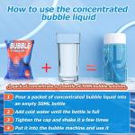 Bubble Lawn Mower for Toddlers, Automatic Bubble Mower â Includes Bubble Solution, Bubble Wand, Kids Bubble Machine w/Light, Baby Push Toy, Birthday Gifts, Outdoor Toys â Blue Bubble Blower by Pupu Pig