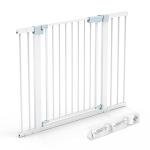 Comfurya Retractable Baby Gate for Stairs - Extra Wide Safety Kids or Pets, 30â Tall, Extends to 46â Wide, Child Safety Baby Gates for Stairs, Doorways, Hallways, Indoor, Outdoor(White) from Comfurya