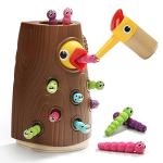 TOP BRIGHT Montessori Toys for 2 Year Olds - Magnetic Bird Feeding Game for Fine Motor Skills Development for Boys and Girls from TOP BRIGHT