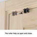 Child Proof Door Top Lock - 1 Pack Top Door Lock for Kids Safety, Adjustable Back Pulley Child Proof Locks for 5/8 to 2-1/4 inch Thick Interior Flush Doors by FLYVLIEG