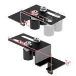 Child Proof Door Top Lock - 1 Pack Top Door Lock for Kids Safety, Adjustable Back Pulley Child Proof Locks for 5/8 to 2-1/4 inch Thick Interior Flush Doors by FLYVLIEG