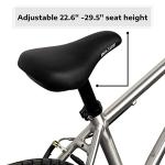 A11N SPORTS BELSIZE 20-Inch Belt-Drive Kid's Bike, Lightweight Aluminium Alloy Bicycle(only 14.82 lbs) for 7-10 Years Old Silver from A11N SPORTS