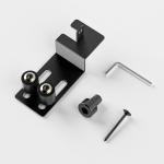 Child Proof Door Top Lock - 1 Pack Top Door Lock for Kids Safety, Adjustable Back Pulley Child Proof Locks for 5/8 to 2-1/4 inch Thick Interior Flush Doors by FLYVLIEG