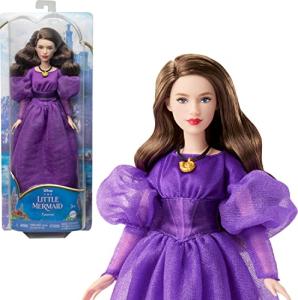 Disney The Little Mermaid Vanessa Fashion Doll in Signature Purple Dress, Toys Inspired by The Movie from Mattel