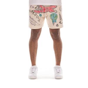 ICECREAM Billionaire Boys Club Clothing Men Short Global Screen Printed Short for Classic Fashion by ICECREAM