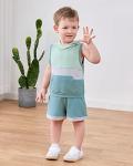 SANMIO 4-5T Toddler Boy Clothes Little Kids Summer ClothingÂ  Baby Boy's Hooded Tank Top and Shorts Outfit Set from 