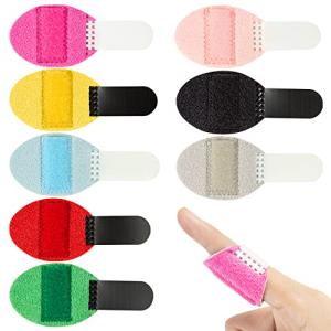 ponpon 8pcs Finger Splint Adjustable Trigger Finger Splints Finger Brace Index Finger for Broken Finger, Arthritis, Injured Finger by ponpon