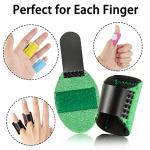 ponpon 8pcs Finger Splint Adjustable Trigger Finger Splints Finger Brace Index Finger for Broken Finger, Arthritis, Injured Finger by ponpon