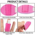 ponpon 8pcs Finger Splint Adjustable Trigger Finger Splints Finger Brace Index Finger for Broken Finger, Arthritis, Injured Finger by ponpon