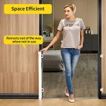 Retractable Baby Gate, Mesh Baby Gate or Mesh Dog Gate, 33" Tall, Extends up to 71" Wide, Child Safety Gate for Doorways, Stairs, Hallways, Indoor/Outdoor (33"x71",White) by DEAR LOV