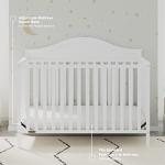 Graco Stella 5-in-1 Convertible Crib (White) - Converts from Baby Crib to Toddler Bed, Daybed and Full-Size Bed, Fits Standard Full-Size Crib Mattress, Adjustable Mattress Support Base from Storkcraft