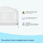 Graco Stella 5-in-1 Convertible Crib (White) - Converts from Baby Crib to Toddler Bed, Daybed and Full-Size Bed, Fits Standard Full-Size Crib Mattress, Adjustable Mattress Support Base from Storkcraft