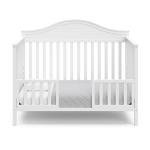 Graco Stella 5-in-1 Convertible Crib (White) - Converts from Baby Crib to Toddler Bed, Daybed and Full-Size Bed, Fits Standard Full-Size Crib Mattress, Adjustable Mattress Support Base from Storkcraft