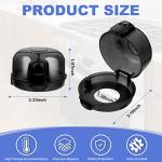 Stove Knob Covers for Child Safety (5+1 Pack) Gas Knob Covers Kitchen Stove Protector for Kids with Strong Adhesive Childproof Oven Knob Covers, 1 Pcs Oven Lock Child Safety by Pofart