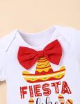 My 1st Cinco De Mayo Outfit Baby Boy Bow Tie Romper Suspender Shorts Mexican Gentleman Clothing Sets from 