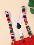 My 1st Cinco De Mayo Outfit Baby Boy Bow Tie Romper Suspender Shorts Mexican Gentleman Clothing Sets from 