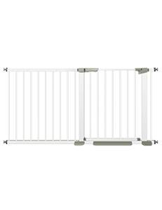 Metal Baby Gate for Stairs, Extra Wide Child Safety Gate Extends Up to, Dog Gates for The House Doorways Hallways Indoor/Outdoor, Easy Fit Pet Gate,Pressure Mounted, White by Guangzhou Tiandong Trading Co., LTD