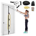 ATENTO Shoulder Rehab Pulley System with Foam HandlesâArm Pulley with Muti-Anchor Door Strap for Physical Therapy Exercises âLatex Resistance Bands for Assisting Rotator Cuff, AC Joint, Shoulder Pain from ATENTO