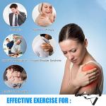 ATENTO Shoulder Rehab Pulley System with Foam HandlesâArm Pulley with Muti-Anchor Door Strap for Physical Therapy Exercises âLatex Resistance Bands for Assisting Rotator Cuff, AC Joint, Shoulder Pain from ATENTO