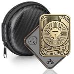 Poker Fidget Spinner Toy for Kids Adults, Metal Magnetic Slider Finger Card for Stress Relief EDC, Novelty Fidget Gifts for Easter Birthday Party Favor by Dilabnba