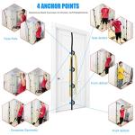 ATENTO Shoulder Rehab Pulley System with Foam HandlesâArm Pulley with Muti-Anchor Door Strap for Physical Therapy Exercises âLatex Resistance Bands for Assisting Rotator Cuff, AC Joint, Shoulder Pain from ATENTO