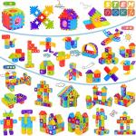 FUBAODA Building Blocks for Toddlers & Kids 180 Pcs Toy Building Sets â STEM Building Toys âInterlocking Building Blocks for Toddlers and Kids by FUBAODA