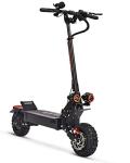 Electric Scooter for Adults - Up to 55 Miles Long Range & 45 MPH, 2800W Dual Motor, 11 inch Thick Off-Road Tires, Dual Suspensions, Foldable Adults Electric Scooter with Dual Oil Brake System by 