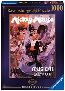 Ravensburger Disney Treasures from The Vault Mickey Mouse Musical Conductor 1000 Piece Jigsaw Puzzle for Adults â Every Piece is Unique, Softclick Technology Means Pieces Fit Together Perfectly from Ravensburger