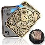 Poker Fidget Spinner Toy for Kids Adults, Metal Magnetic Slider Finger Card for Stress Relief EDC, Novelty Fidget Gifts for Easter Birthday Party Favor by Dilabnba