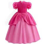 Zalongye Princess Peach Costume Dress for Girls cosplay Halloween Party Dress Up princess peach Dress by 
