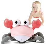 Baby Girl Toys Tummy Time: Pink Crawling Crab Babies Montessori Toy 4 5 6 7 8 9 10 11 12 18 Learning 36 Months 3 Year Old Toddler Birthday Gifts Educational Stuff for Infant Walker Girls 1 Essentials from control future
