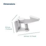 Inaya 16-Pack Cabinet Locks, Child Safety Latches - Baby Proofing Cabinets and Drawer Locks - 3M Adhesive - No Drilling & No Tools Required - Child Proof Your Home from Inaya