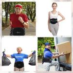 HKJD Back Brace for Lower Back Pain, Back Support Belt for Women & Men, LSO Lumbar Lower Back Support with Lumbar Pad, Adjustable Pulley System Decompression, Ergonomic Design and Soft Breathable 3D Knit Material,for Herniated Disc,Sciatica, Scoliosis fro