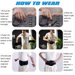 HKJD Back Brace for Lower Back Pain, Back Support Belt for Women & Men, LSO Lumbar Lower Back Support with Lumbar Pad, Adjustable Pulley System Decompression, Ergonomic Design and Soft Breathable 3D Knit Material,for Herniated Disc,Sciatica, Scoliosis fro