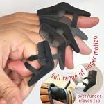 Sports finger splint finger guard brace protection support (2-pack, Large) impact resistant, waterproof by PowerSplint