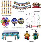 Game Themed Birthday Party Supplies, Party Decorations Including Happy Birthday Banners, Hanging, Foil Balloons, Cake Decorations, Tablecloths, Cupcake Decorations, Balloons, by WAQXTV