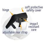 Sports finger splint finger guard brace protection support (2-pack, Large) impact resistant, waterproof by PowerSplint