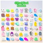 130Pcs Mochi Squishy Toys, Mini Kawaii Squishies Stress Relief Fidget Toys Bulk for Kids Party Favors, Birthday Gifts, Easter Egg Fillers, Valentines Goodie Bags ,Christmas Stocking Stuffers from MEZHOBBY