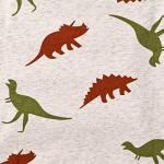 Bekarsy 18 to 24 Month Boy Clothes Summer Outfits Toddler Boy Dinosaur Short Sleeve T-Shirt & Shorts Clothing Set, Brown Dinosaur Set 18-24M/80cm by 