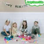 130Pcs Mochi Squishy Toys, Mini Kawaii Squishies Stress Relief Fidget Toys Bulk for Kids Party Favors, Birthday Gifts, Easter Egg Fillers, Valentines Goodie Bags ,Christmas Stocking Stuffers from MEZHOBBY