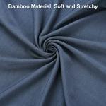 Baby Sleeveless Romper Bamboo 2-Way Zipper 2pcs Toddler Summer Jumpsuit Outfits Infant Footless Pajamas Onesie(Mint & Moonlight Blue, 0-3m) by 