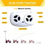 Jojoka Ride TruckÂ Electric Ride on Car with RemoteÂ Control, Spring Suspension, LED Lights, Bluetooth, 2 Speeds, Ride on Toys for Kid Aged 3-8 (Pink) from Jojoka