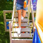 KidKraft Nerf Command Base Battle Fort Wooden Outdoor Two-Story Playset with Rock Walls, Targets and Storage by KidKraft