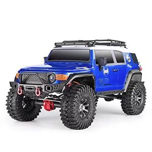 Nsddm 1/10 Scale FJ RC Car, 2.4ghz Remote Control Vehicle, 4WD Off-Road Monster Truck, 4x4 Waterproof Electric Rock Crawler Carï¼ Toy Car for Adult RTR (Color : Blue) from Nsddm