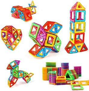 Magnetic Building Blocks Educational Toys Tiles Set for Boys & Girls Magnet Stacking Block Sets for Kid's Basic Skills Learning & Development Toys-Excellent Children's Giftsï¼YZ-088ï¼ by Ningbo Yizhi Toys Co.,Ltd