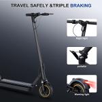Aovopro ESMAX Electric Scooter, 27 Miles Range, Upgraded 500W Motor, 21 MPH Speed,10" Anti-Puncture Self-Sealing Air Tyre, Portable Commuting Electric Scooter for Adults by Huizhou Peter Technology CO.,Ltd