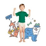 Hello Bello Premium Training Pants Size 2T-3T I 25 Count of Disposeable, Gender Neutral, Eco-Friendly, and Potty Training Underwear with Snug and Comfort Fit for Toddlers on the Move I Li'l Barkers from Hello Bello