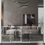 Baby Gate for Doorways Stairs Hallway 85.8-90.5 Inch Wide, Walk Through Child Gates with Pressure Mounted Extention Kit, Indoor Safety Child Gates for Kids or Pets by Rainbow Trade Co Ltd